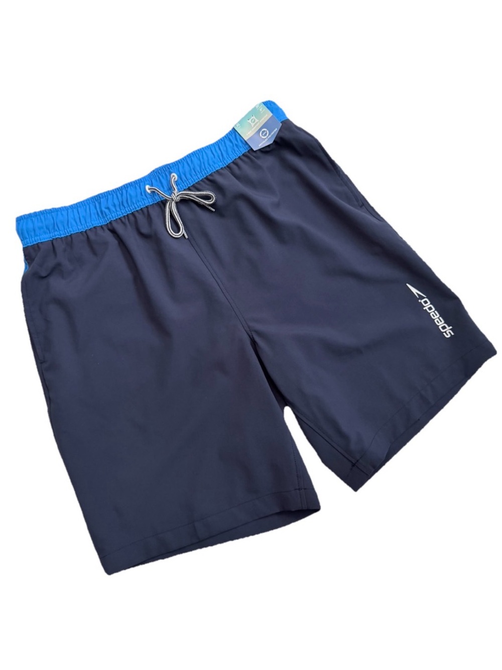 Speedo Swim Shorts Trunks 4 Way Comfort Stretch UPF 50+ Recycled Pool Beach Blue
